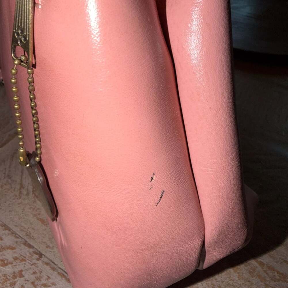 Patricia Nash Pink Rose Embossed Leather Purse Handbag #26V1026 - Picture 5 of 16